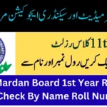 BISE Mardan Board 1st Year Result 2025 Check By Name Roll Number BISE Mardan Board 1st Year Result 2025 Check By Name Roll Number