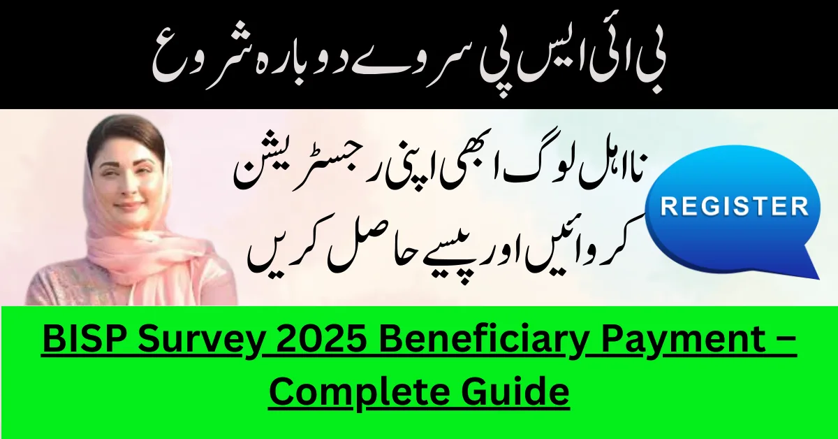 BISP Survey 2025 Beneficiary Payment – Complete Guide