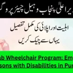 CM Punjab Wheelchair Program: Empowering Persons with Disabilities in Punjab