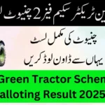 Chiniot Green Tractor Scheme Phase 2 Balloting Result 2025