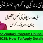 Ehsaas Nayee Zindagi Program Online Registration 2025