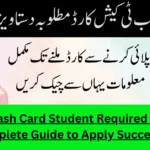 Punjab T-Cash Card Student Required Documents – Complete Guide to Apply Successfully