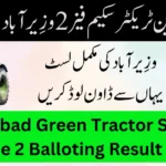Wazirabad Green Tractor Scheme Phase 2 Balloting Result 2025