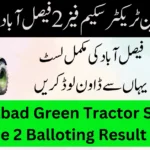 Faisalabad Green Tractor Scheme Phase 2 Balloting Result 2025