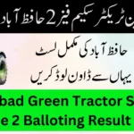 Hafizabad Green Tractor Scheme Phase 2 Balloting Result 2025