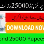 Prize Bond 25000 Rupees Draw 19 Result 10th September 2025